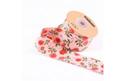 China 2.5cm-4cm Polyester Ribbon Double Face Weave Edge Packing Ribbon supplier