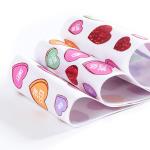 Wholesale Heart Print High Strength Polyester Ribbon 75mm Roll for sale