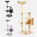 Wood Fluff Cat Christmas Tree Cute Moonlight Cat Climbing Frame for sale