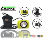 6000k 4.07W 13.6Ah 25000lux Wire LED Mining Lights For Gold Mine for sale