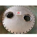 Chemical Metallurgical Titanium Blind Flange With Channel Shell Chamber UNS 32750 for sale