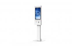China 32 Inch Fast Food Self Service Kiosk Touch Screen With 80mm Thermal Printer supplier