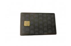 China Metal IC Chip Visiting Card Electroplated Anti Black Silver Etching supplier