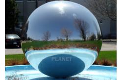 China Custom Silver Hanging Reflective Inflatable Mirror Balloon Decorative Ball supplier