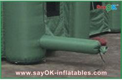 China Customized Large Inflatable Camping Tent , Oxford cloth / pvc tarpaulin Cube Tent supplier