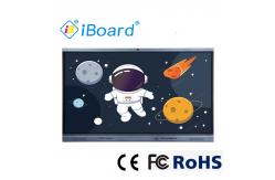 China 50000 Hrs Interactive Flat Panel Dual System No Side Bar With Camera supplier
