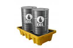 China Double 200L PE Oil Plastic Spill Pallets Spill Containment Platform supplier
