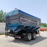 Agricultural Tractor Grain Wagon 28m³ Weather Resistant With Double Axle for sale