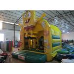 Cute spongebob inflatable combo /  inflatable bouncer house /  2 in 1 inflatable combo