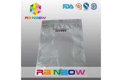 China Custom Laminated Glossy Silvery Foil Pouch Packaging With Zipper supplier