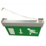 Maintained Double Sided Battery Powered Emergency Aluminum Exit Sign for sale