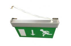 China Maintained Double Sided Battery Powered Emergency Aluminum Exit Sign supplier