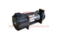 China Permanent Magnet Synchronous Belt Drive Gearless Traction Machine For Elevator supplier