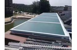 China Customized Roof Sunshade Motorized Retractable Awning for sunroom supplier