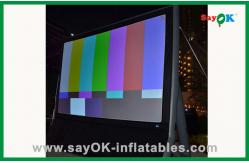 China Outdoor Portable Inflatable Movie Screen , Custom PVC Inflatable Projection Screen supplier