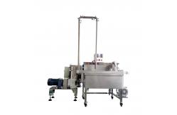 China Automatic Continuous Chocolate Enrobing Machine With Melting Tank supplier