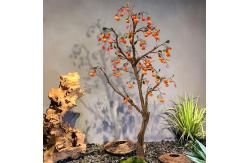China 120cm Artificial Persimmon Tree Real Look Natural Wood Trunk Plant supplier