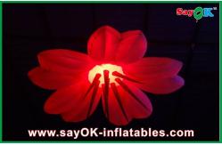 China Party 2m Dia Inflatable Lighting Decoration Flower Shape Durable supplier