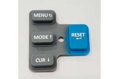 China 80 Shore A Silicone Rubber Buttons Waterproof Laser Etching supplier