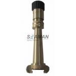 Brass Nakajima Water Jet Spray Fire Hose Nozzles For Marine Firefighting for sale
