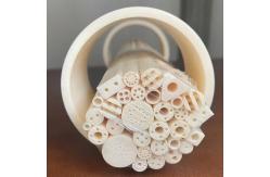 China High purity Heat-resistant porous Microporous alumina ceramic tube supplier
