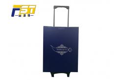 China Easy Assembled Cardboard Trolley Box Light High Weight Capacity For Exhibition supplier