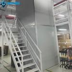 Customized White Iron Sheet Protection 3 Floors 8 m Warehouse  Cargo Hydraulic Freight Elevator Indoor Loading And Unloading Heavy  Caego for sale