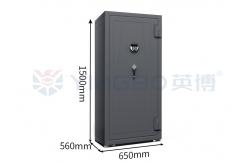 China Leather-Covered Heavy Duty Fireproof Jewelry Safe Watch Safe With Watch Winder supplier