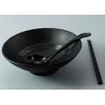 Unbreakable Melamine Ramen Noodle Bowl Set With Chopsticks Ladle for sale