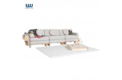 China Multibox Modular Play Sofa Durable With Environment Friendly Wooden Frame supplier