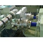 CE / ISO9001 Twin Screw Extruder Pvc Pipe Extrusion Line 150-800kg/H for sale