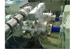 China Fully Automatic PP PE Twin Pipe Making Machine / PVC Pipe Extrusion Line supplier