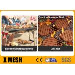 Polished Stainless Steel Round BBQ Grill Mesh For Travel for sale