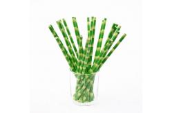 China Smooth Cutting Biodegradable Paper Drinking Straws BPA Free Earth Friendly supplier