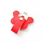 Flower Shaped Leather USB Flash Drives 32GB 256GB Embossing Logo for sale