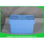 Commercial Distribution Plastic Attached Lid Containers For Transportation And Logistics