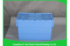 China Commercial Distribution Plastic Attached Lid Containers For Transportation And Logistics supplier