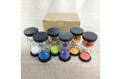 China Customzied 30 Min Hourglass Sand Timer Clock Logo Printing For Kids Toy supplier