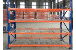 China Power Coated Wire Mesh Shelving Systems Boltless Warehouse Pallet Rack Durable supplier