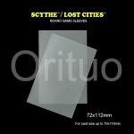 Scythe / Lost Cities Card Sleeves 72x112mm Matte Clear Non Glare for sale