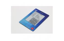 China SOS Button Call Rescue OTP Display Card 1.2mm Thickness 128K Bit supplier