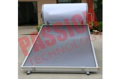 China 150L Solar Panel Hot Water Heater , Solar Assisted Water Heater Blue Titanium supplier