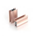 Cnc Machined 0.8mm Golden Polished Aluminium Profiles for sale