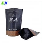 Digital Print Standing Pouches Coffee bean bags Plastic Zipper Bag with Valve for sale