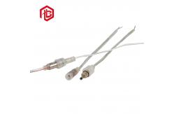 China DC5521 Male And Female Transparent Butt Socket Car LED Waterproof Connector supplier