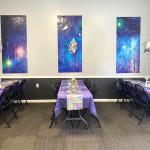 Rectangular Glitter Disposable Picnic Tablecloth