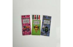 China Vape Cartridge Food Packaging Bags Custom Logo Zip Lock With Clear Window supplier
