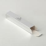 Cardboard Custom Eyeliner Boxes Silver Paper Black Printing Paper Box