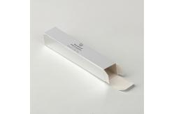 China Cardboard Custom Eyeliner Boxes Silver Paper Black Printing Paper Box supplier