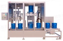 China 60Hz PGS Automatic Powder Encapsulation Machine Engine Oil Lubricant Filling Line supplier